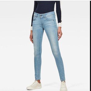 G-Star Women's Skinny Jeans - Light Blue